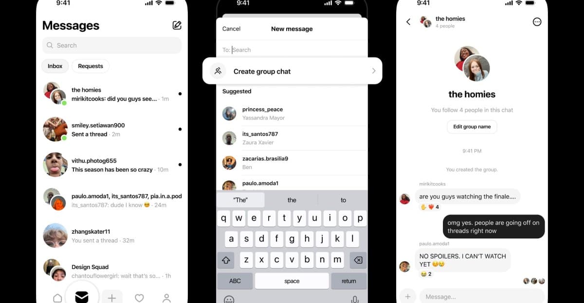 Threads'te artık grup sohbetleri var