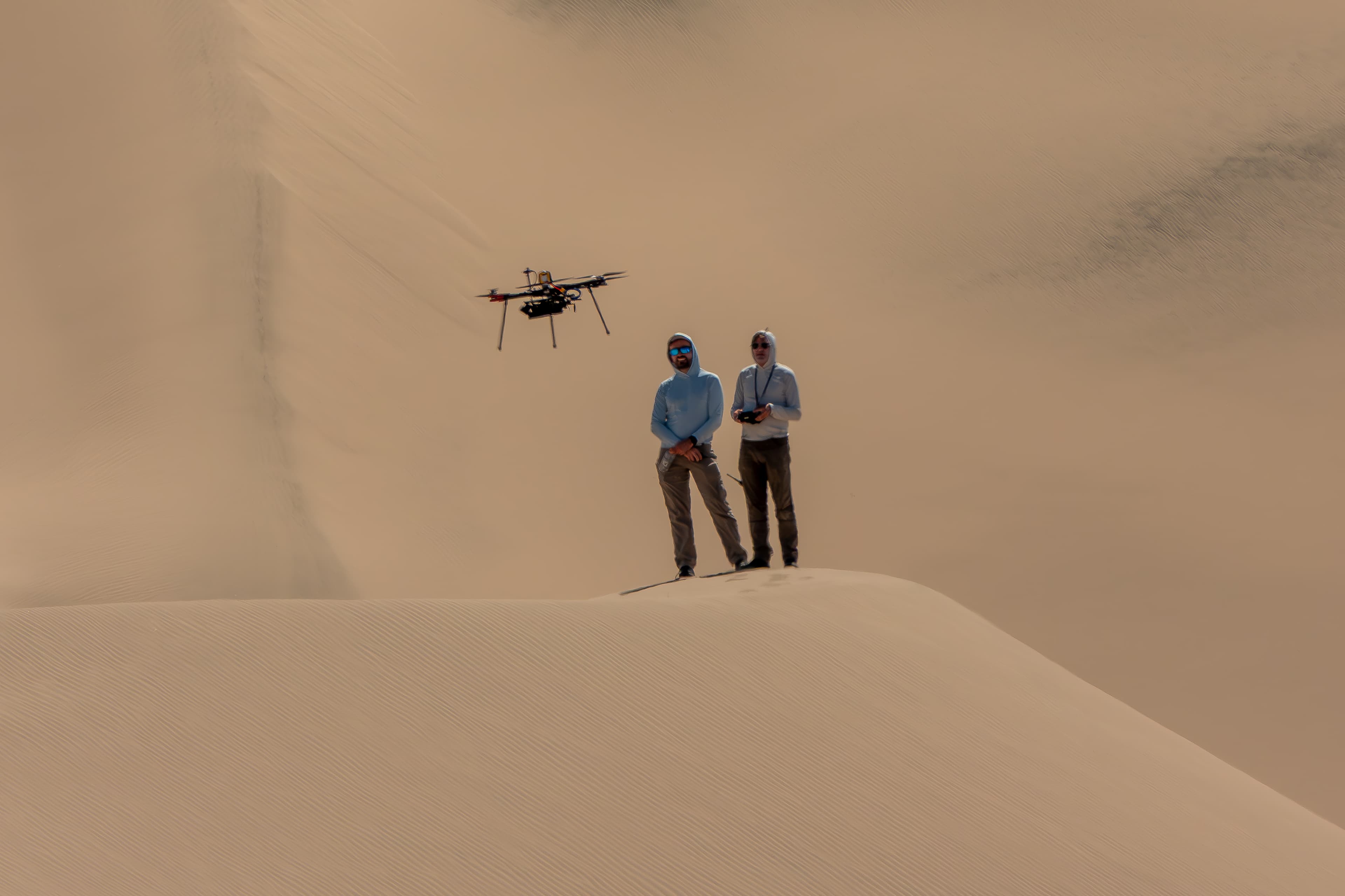 Mojave Çölü'nde Mars için Drone Testleri