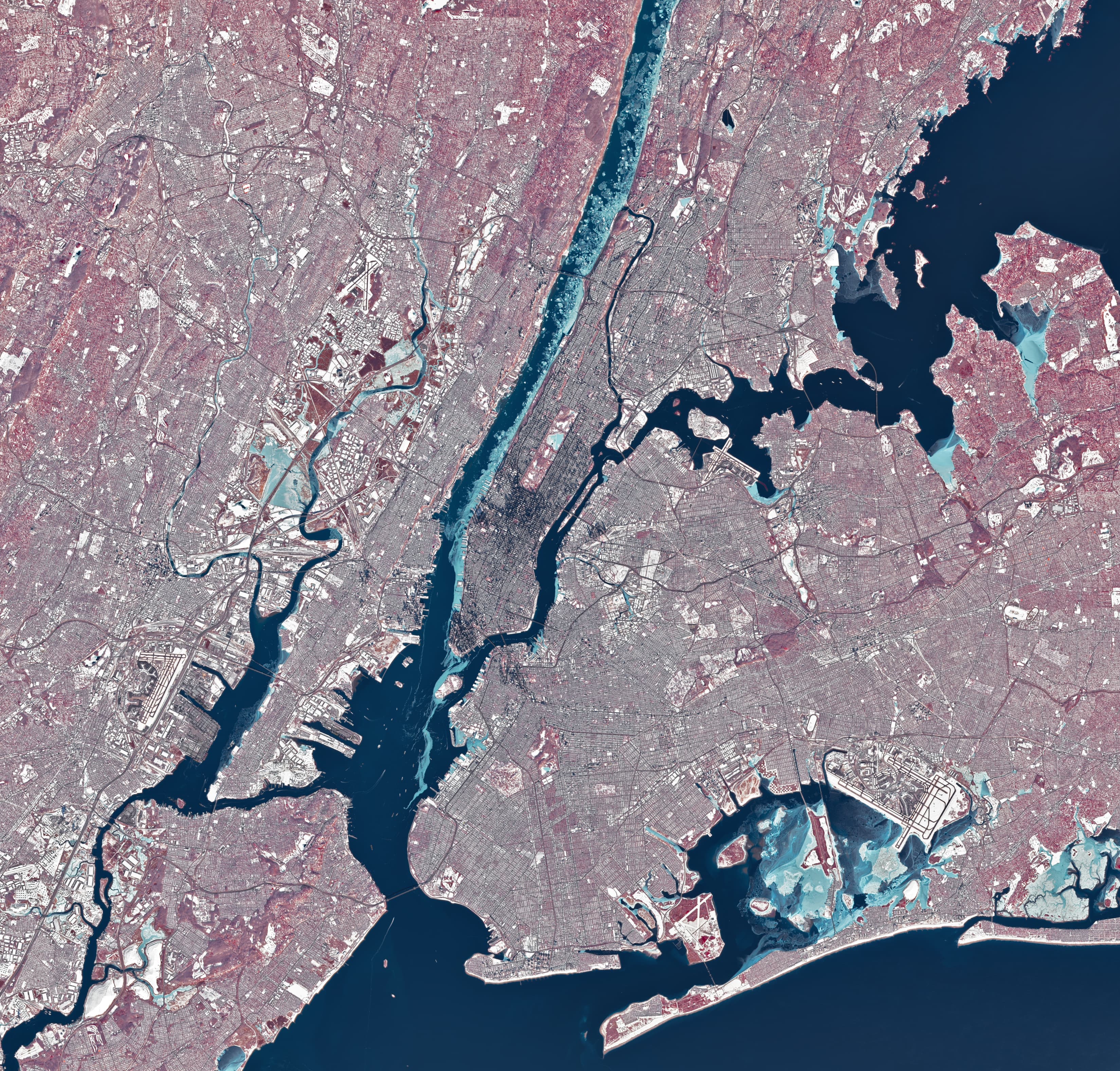 Buzlu Hudson Nehri - NASA