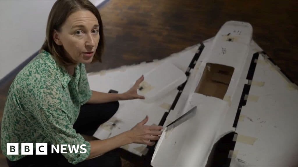 BBC, düşmüş bir Rus dronunu inceliyor