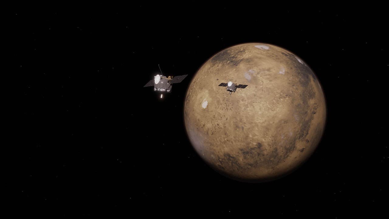 NASA'nın ESCAPADE'i Dünya'dan Mars'a Uzay Havasını İncelemeye Hazır