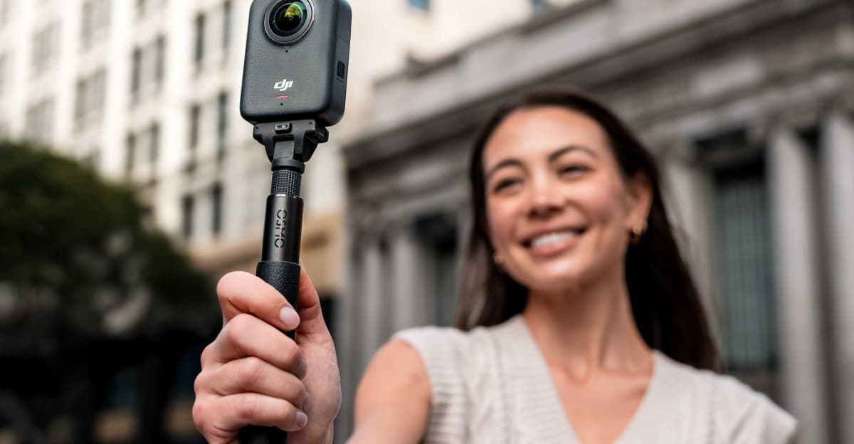 DJI'nin ilk 360 derecelik kamerası, 100 dakikadan fazla 8K görüntü yakalar
