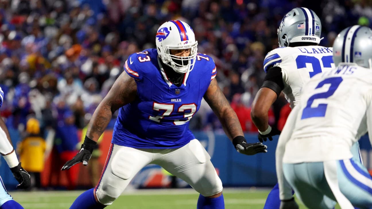 Buffalo Bills yıldızı Dion Dawkins, Josh Allen, James Cook