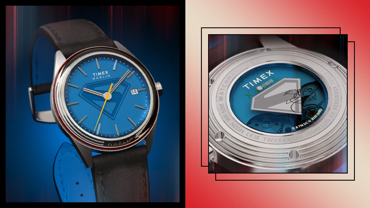 James Gunn'un Süpermen Timex Watch: Fiyatlandırma, Fotoğraflar ne zaman ön sipariş verilir