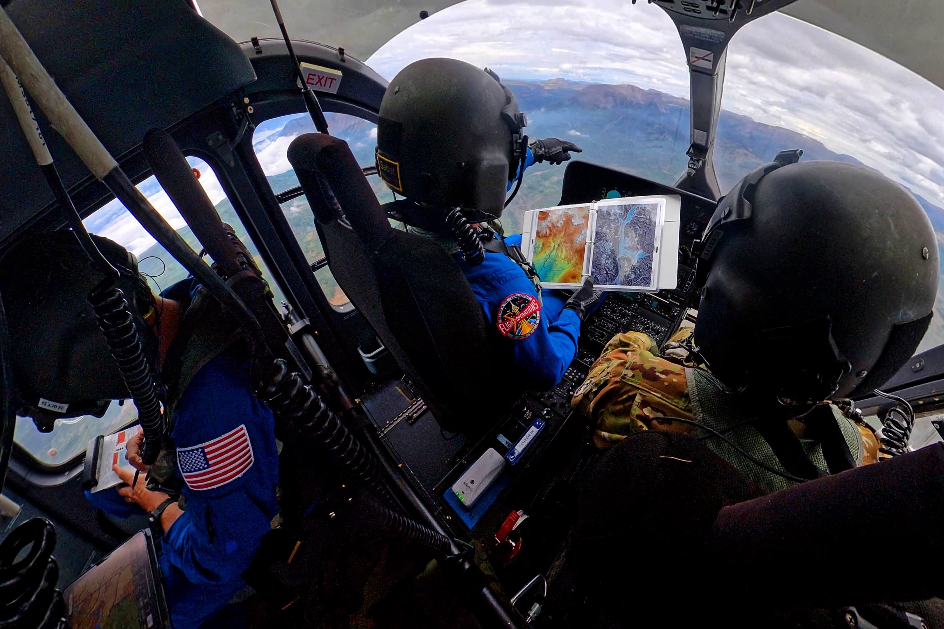 Artemis misyonları için helikopter eğitimi