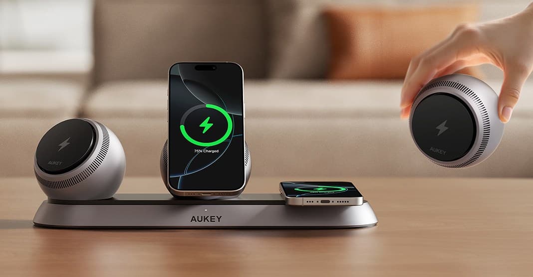 Aukey'nin yeni şarj cihazı, kürelerin gücü ile daha fazla özgürlük verir