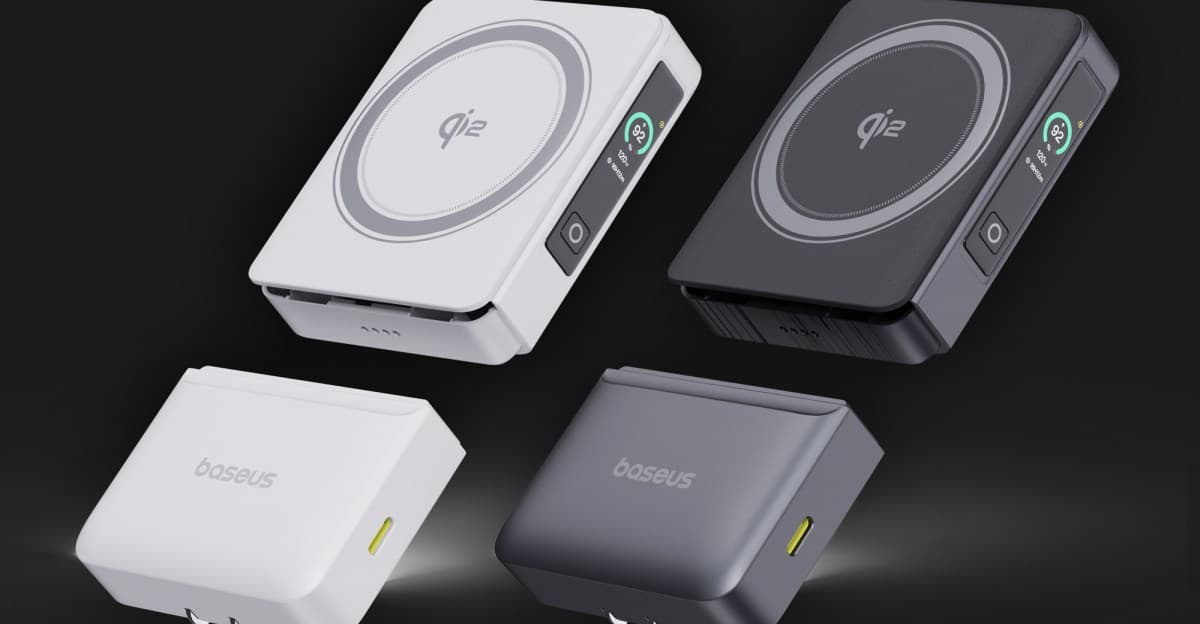 Bu AC adaptörü, iki kez ayrılır, size bir kablosuz güç bankası sağlar