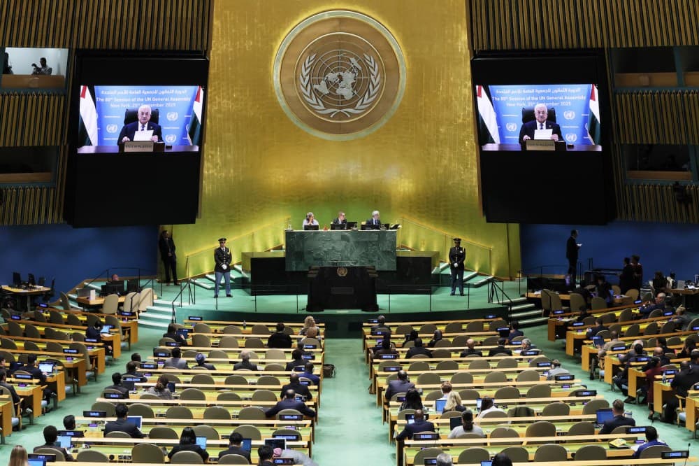 Filistin Abbas, İsrail'in UNGA konuşmasında 'Soykırım Savaşı'nı kınadı