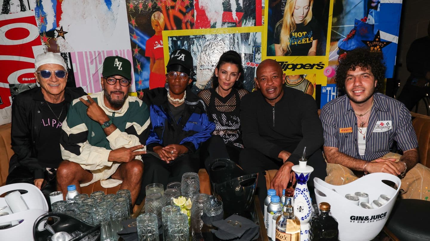 Flipper'ın lansmanı Dr. Dre, Swizz Beats, Benny Blanco