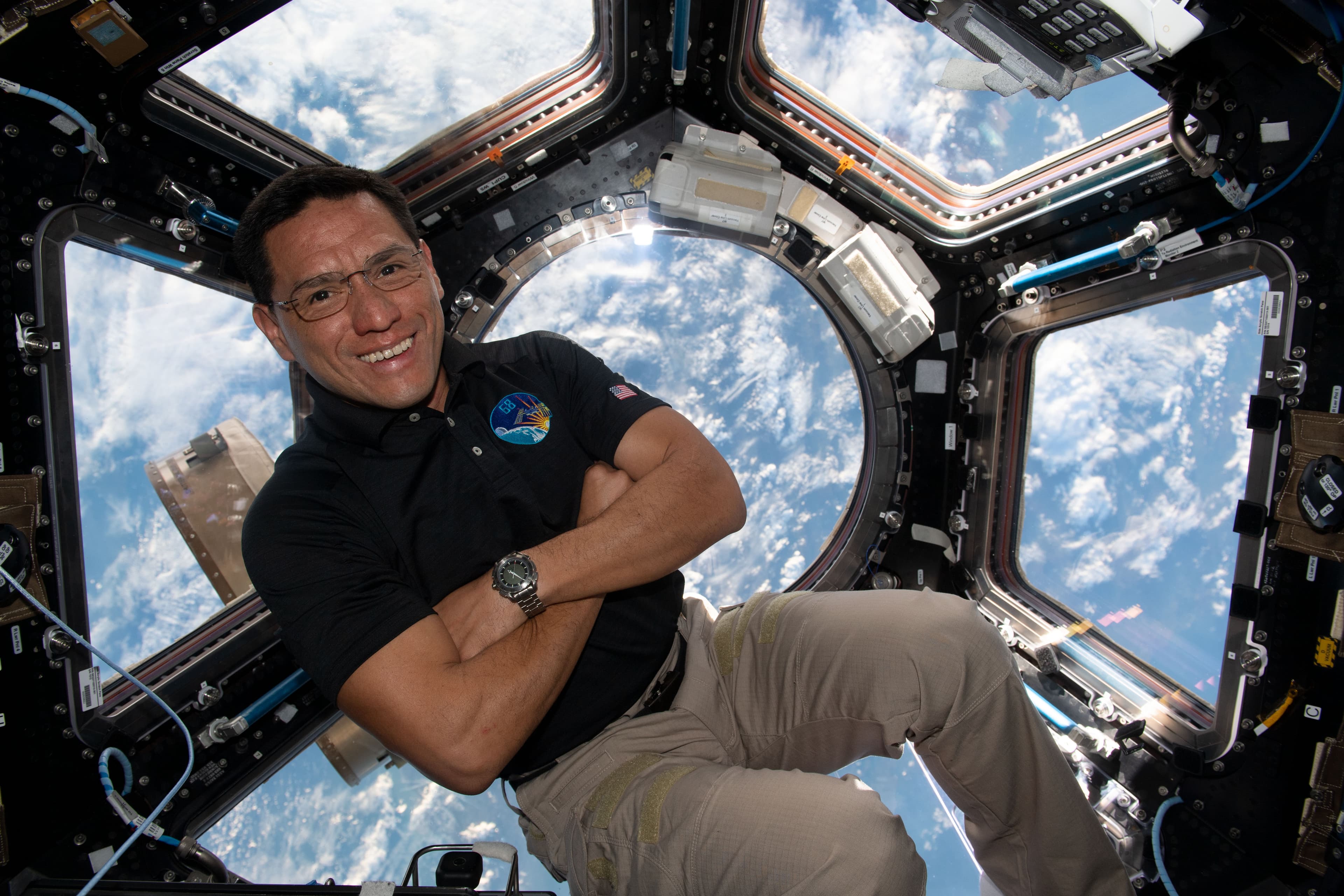 NASA Astronot Frank Rubio Uzay İstasyonu Cupola