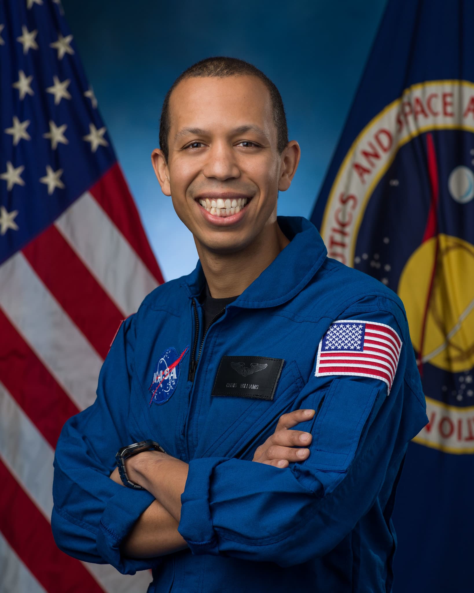 NASA astronotu Chris Williams yaklaşan lansmanı tartışmak için Mission