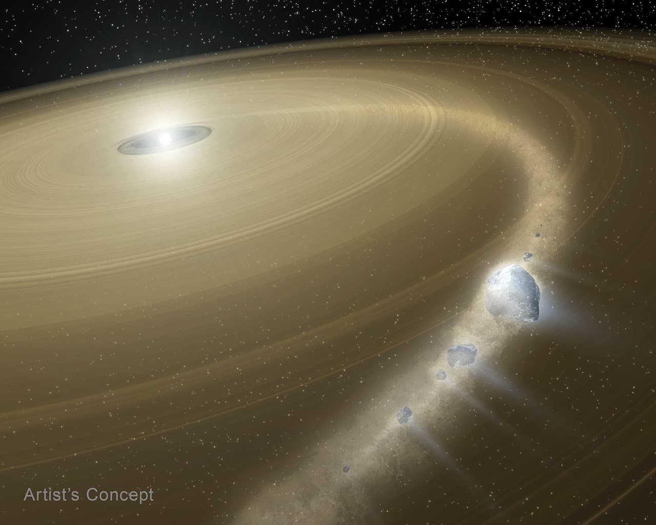 NASA'nın Hubble'ı beyaz cüce yeme parçasını plüto benzeri nesne görüyor