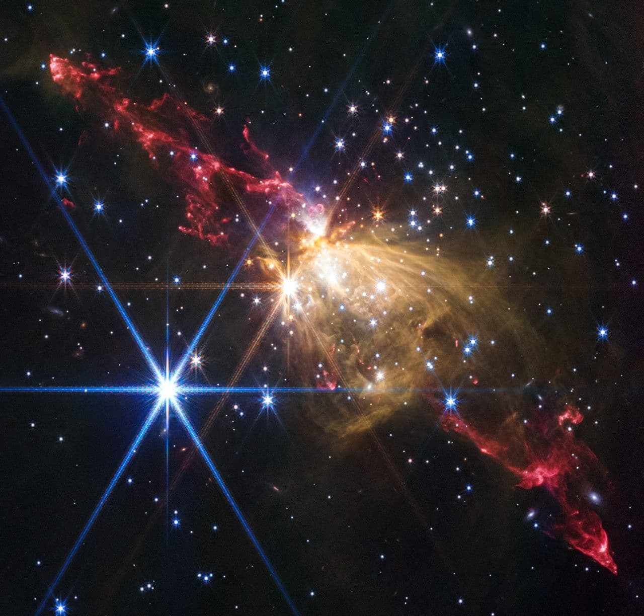 NASA'nın Webb'si Samanyolu'nun eteklerinde muazzam yıldız jetini gözlemliyor