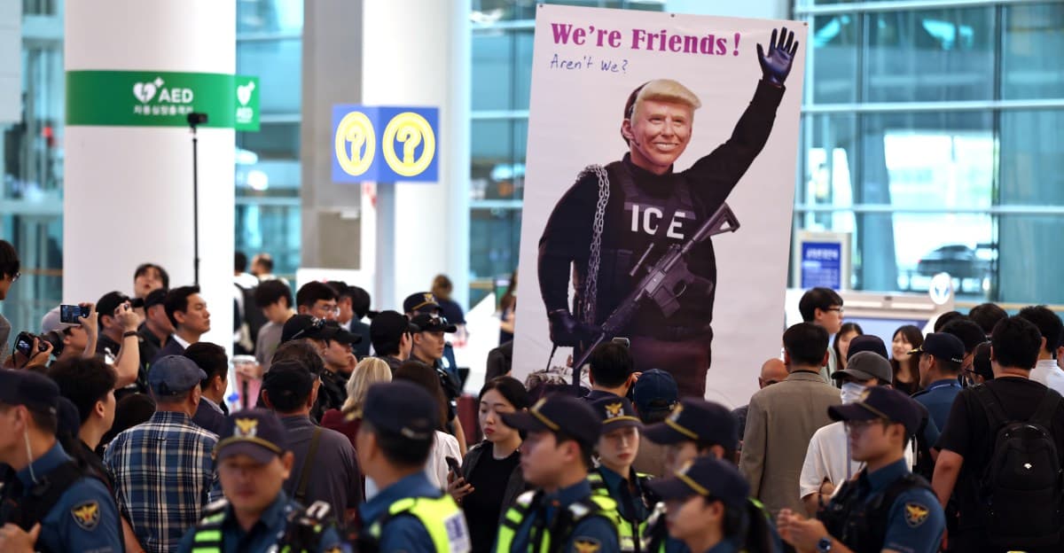 Trump, Gürcistan'daki buz baskınlarından sonra yabancı işçilerin 'hoş karşılandığını' söylüyor.