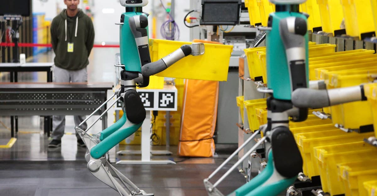 Amazon'un 600.000 ABD'li işçiyi robotlarla değiştirmeyi umduğu bildiriliyor
