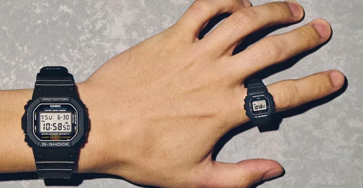 Casio'nun yeni halkalı saati parmağınıza dayanıklı bir G-Shock takıyor