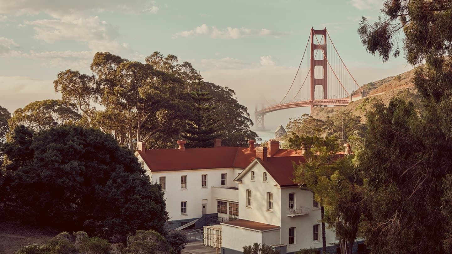 Cavallo Point'in İçinde, Altın Kapının Altındaki Fort Baker'daki Lüks Tatil Köyü