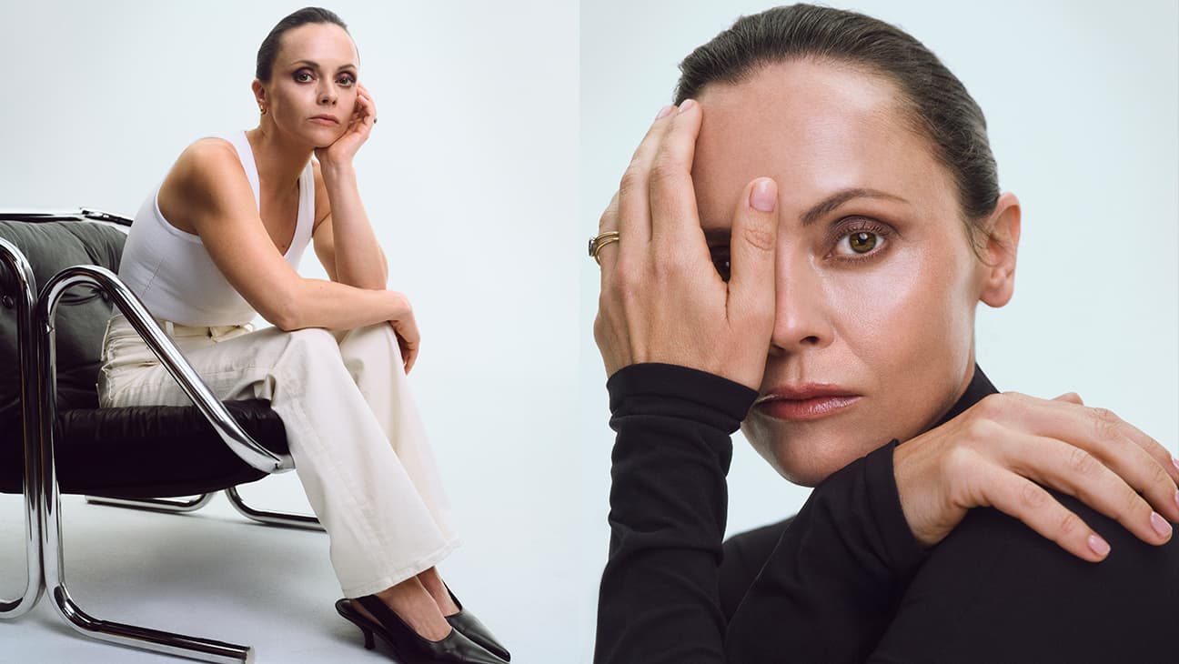 Christina Ricci Merit Beauty Solo Shadow Sheen Göz Farı Lansmanının Önünde