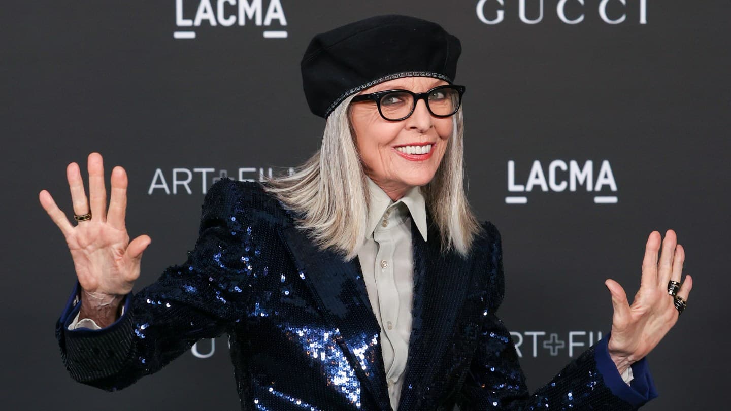 Diane Keaton'ın Yıllar İçinde Kırmızı Halı Stili