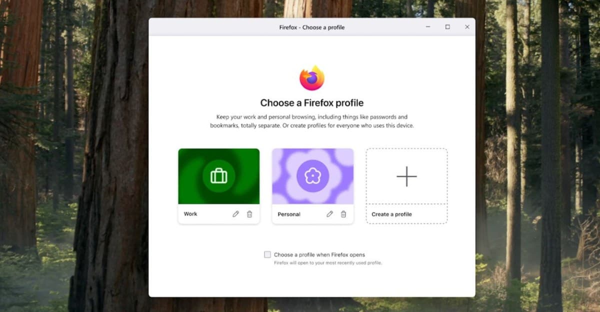 Firefox, tarama oturumlarınızı ayırmak için profiller ekliyor