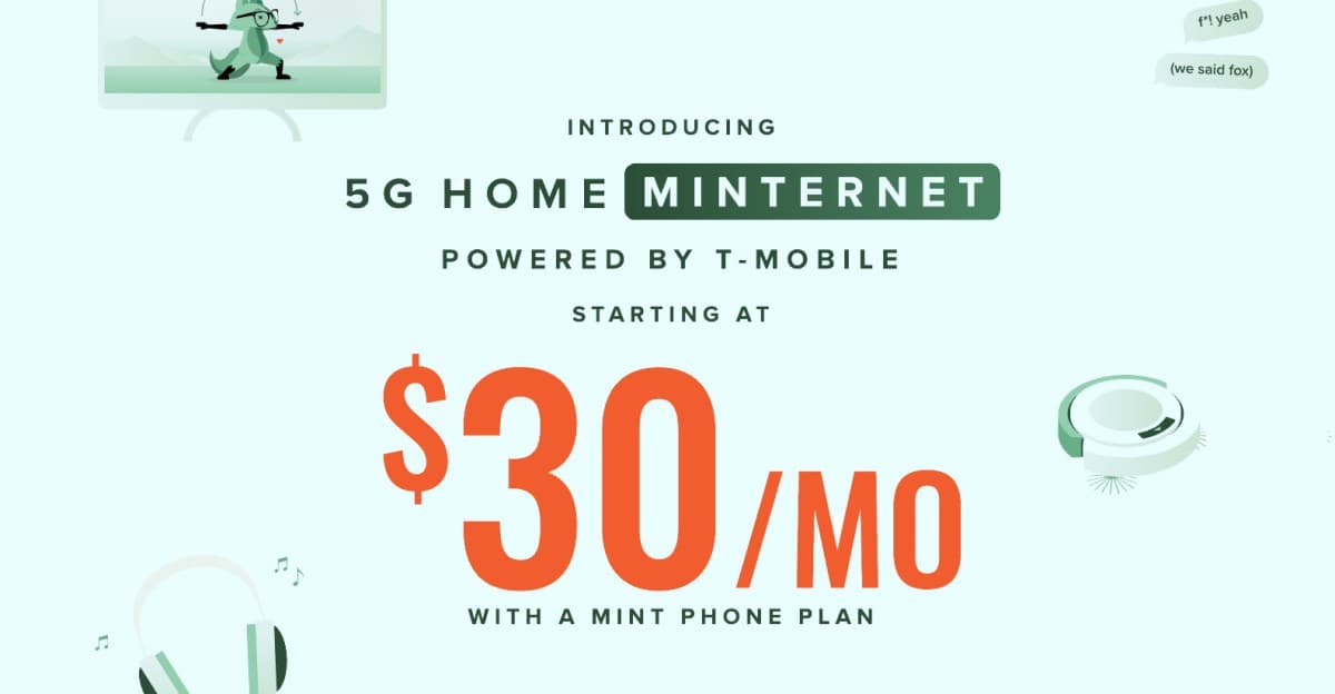 Mint Mobile'ın ön ödemeli ev internet planı çok özel koşullar altında gerçekten ucuz