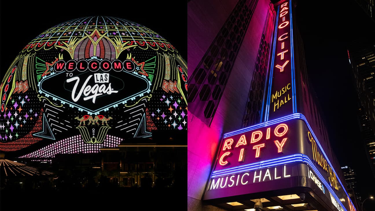 Radio City Music Hall Las Vegas Sphere Ses Sistemini Ekliyor