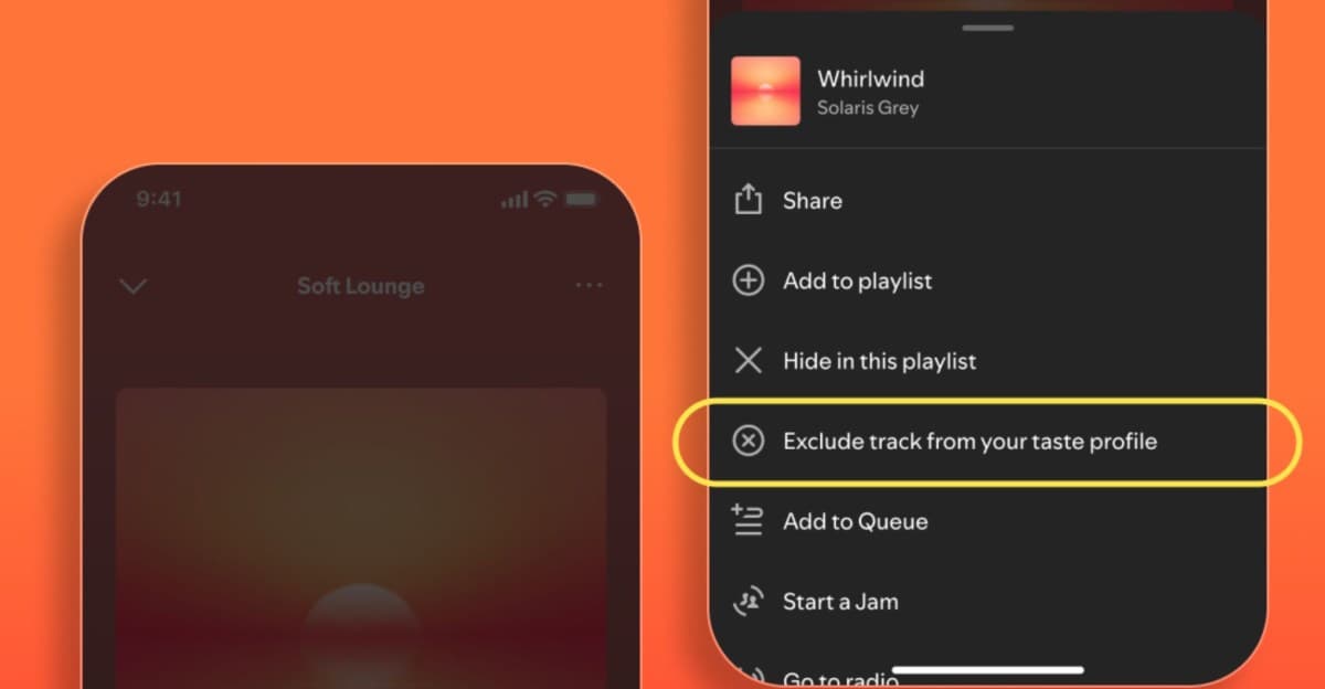 Spotify artık belirli şarkıları algoritmanınızdan hariç tutmanıza izin veriyor