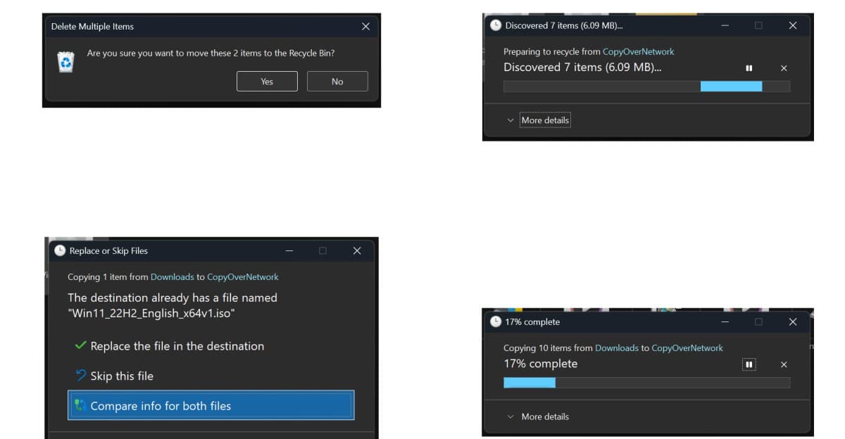 Windows 11'in karanlık modu Dosya Gezgini'nde daha tutarlı hale geliyor
