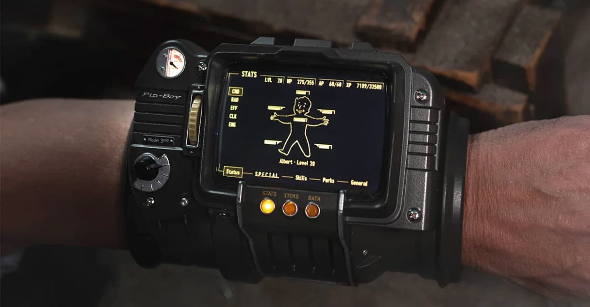 Bethesda'nın 300 Dolarlık Pip-Boy 3000 kopyası (zararsız) radyasyonu ölçebilir