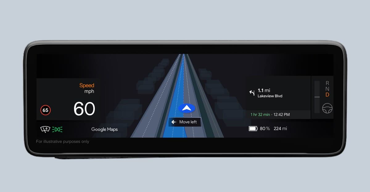 Google Haritalar, Polestar 4 sürücülerine şeritleri ne zaman birleştirmeleri gerektiğini söyleyebilir