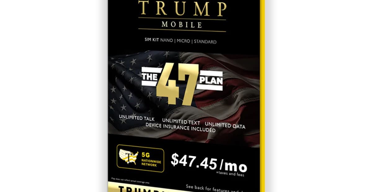 İki hafta önce Trump Mobile'a kaydoldum ve SIM'im hâlâ yanımda değil