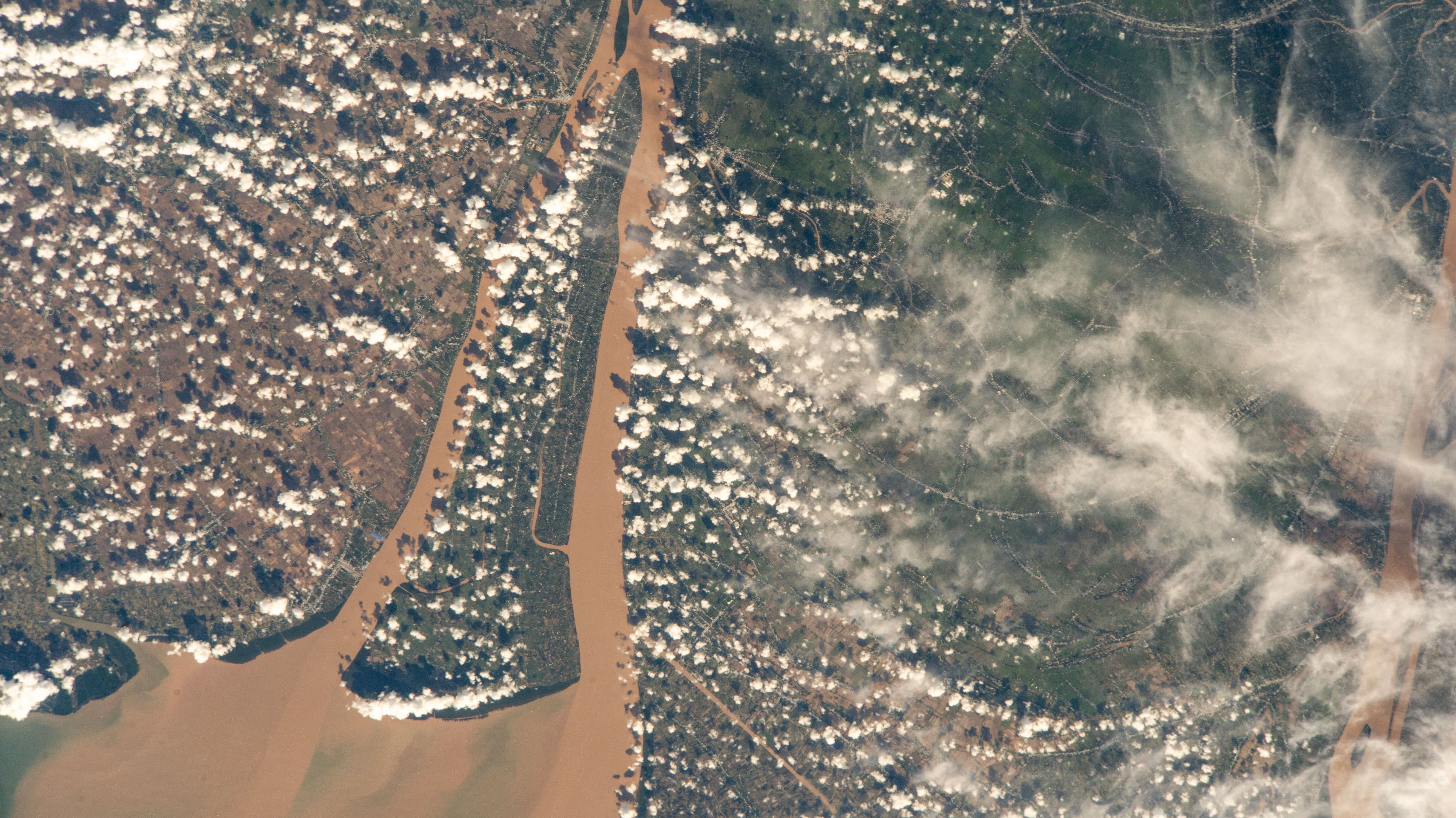 Bassac Nehri, Güney Vietnam - NASA