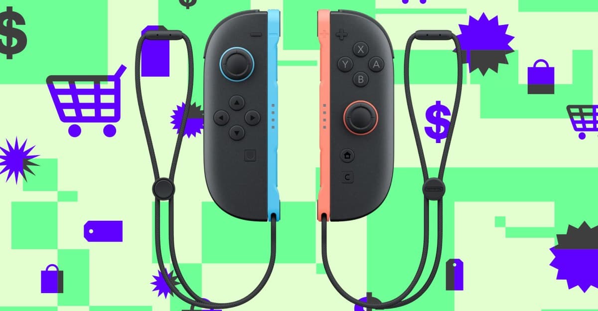 Bir çift Nintendo Switch 2 Joy-Con 2 kontrol cihazı BJ'de 20 $ indirimli