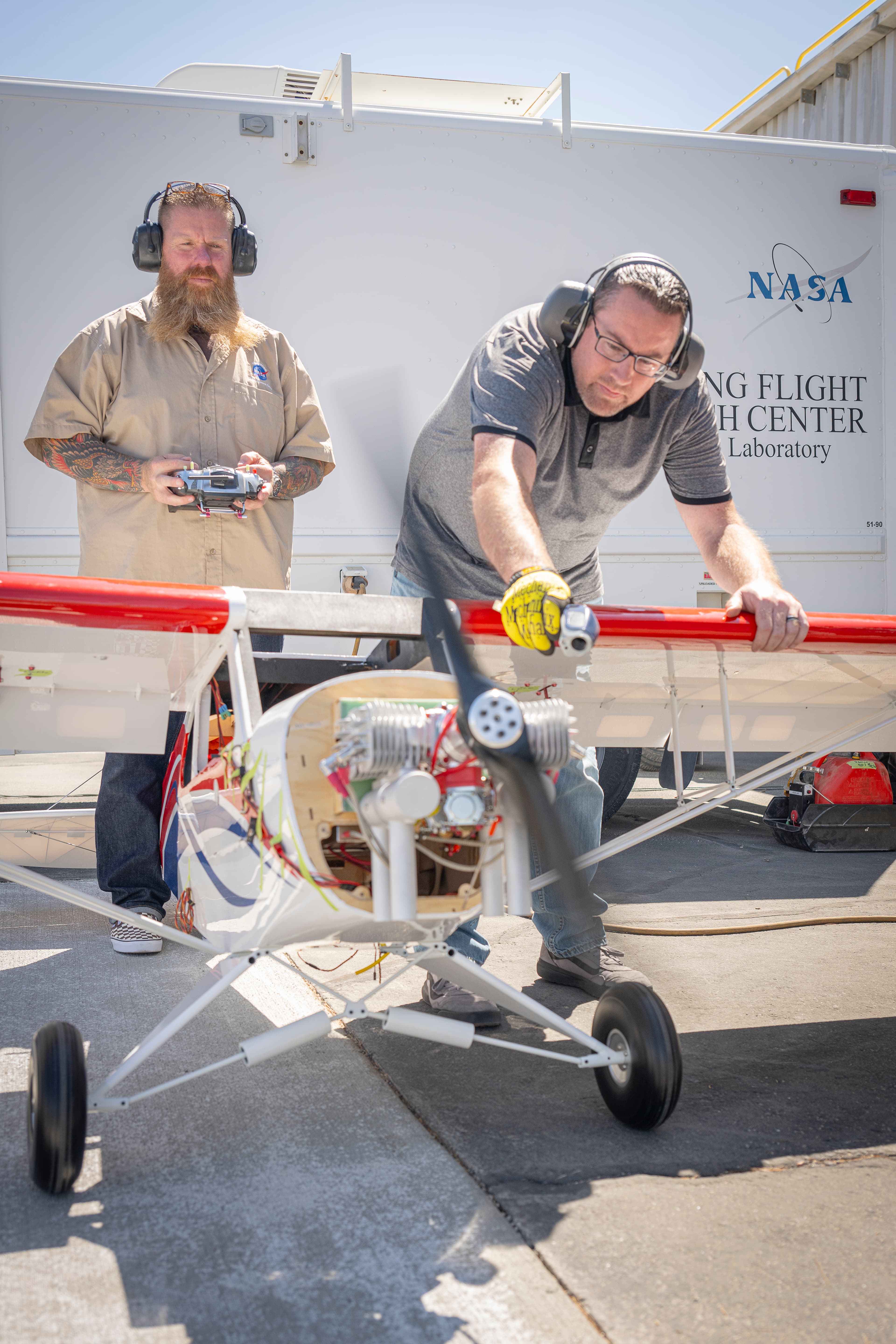 NASA Laboratuvarı Yeni Uçağın Motor Kontrollerini Tamamladı