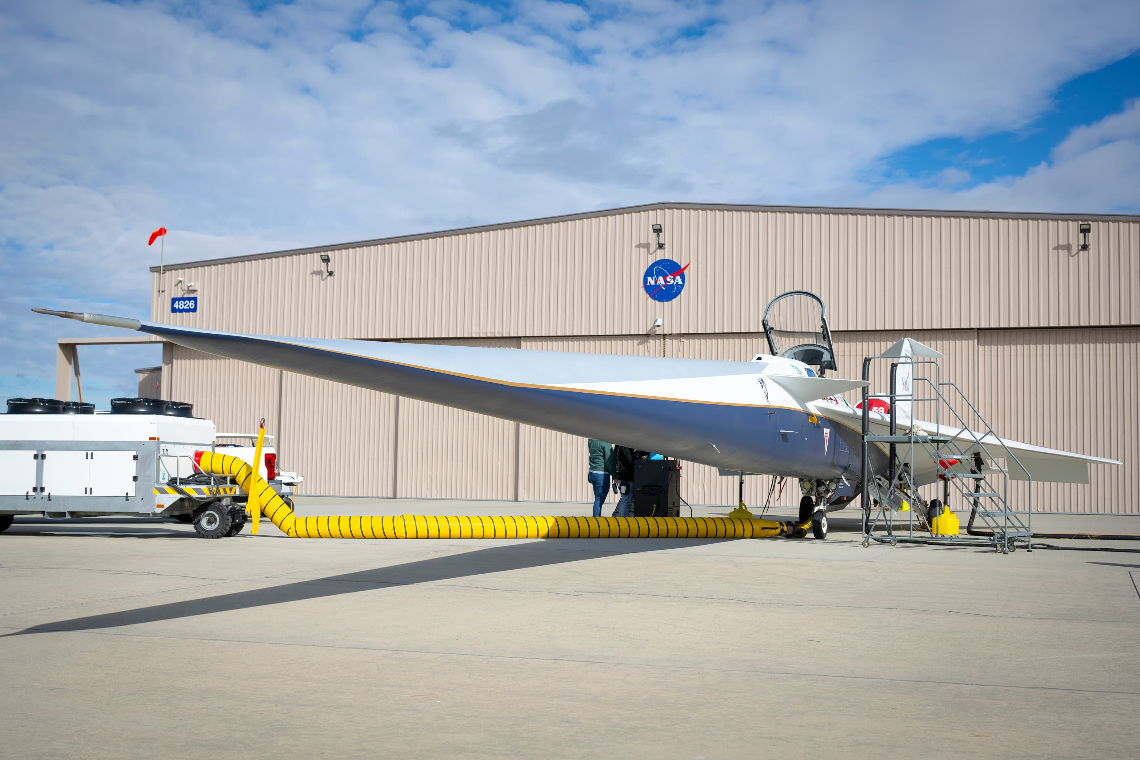 NASA'nın Yeni X-59 Hangar Evi Gibi Bir Yer Yok