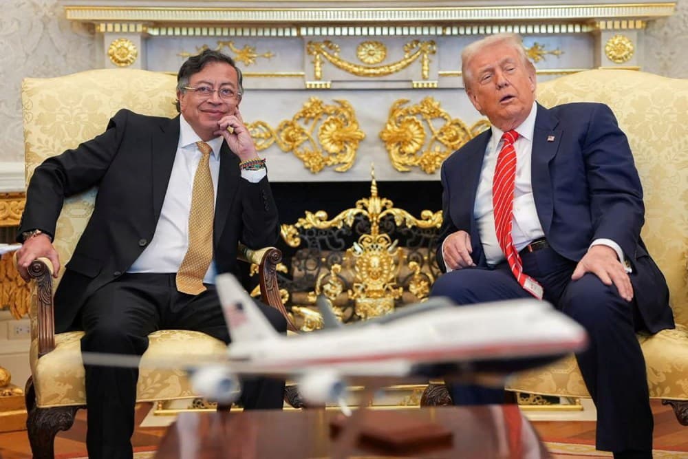 Trump, Uyuşturucu Kaçakçılığını Tartışmak İçin Petro'yu Beyaz Saray'da Ağırladı