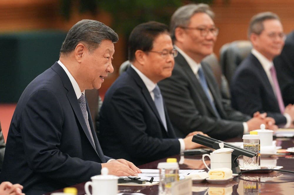 Xi Jinping'in Yeni Ay Yılı Önünde Durduğu Yer