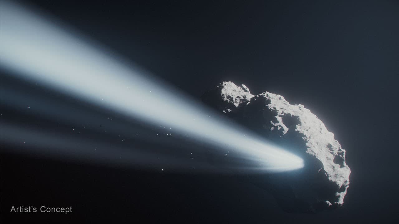 NASA Hubble Minik Kuyruklu Yıldızın İlk Dönüş Tersine Dönmesini Tespit Etti