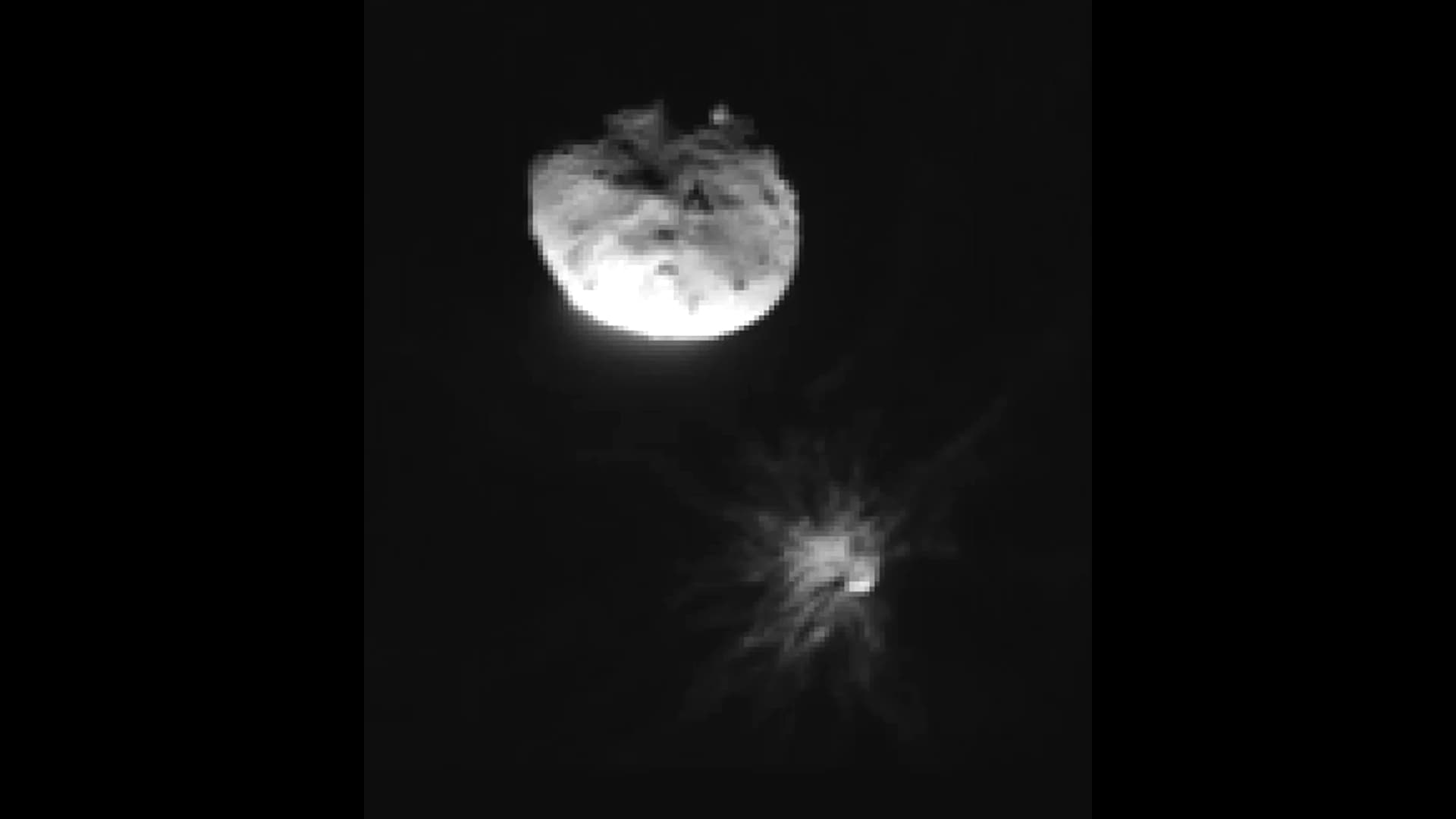 NASA'nın DART Misyonu Asteroit Didymos'un Güneş Çevresindeki Yörüngesini Değiştirdi