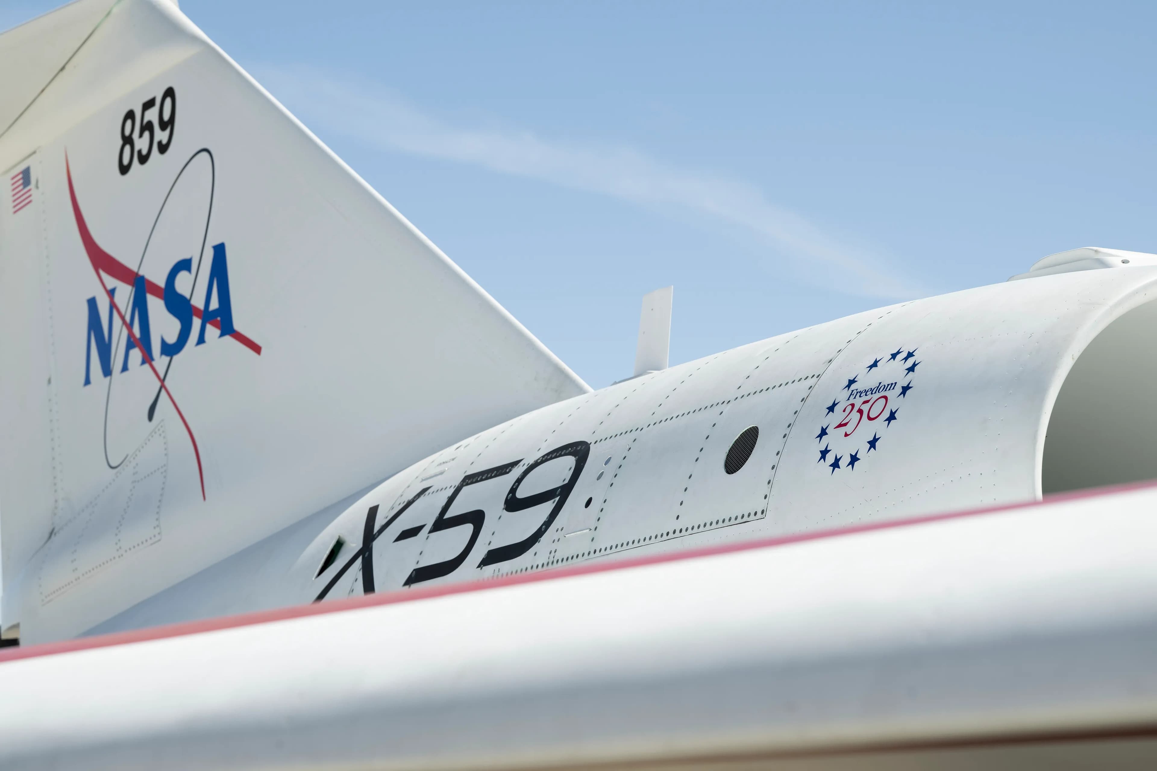 NASA'nın X-59'u Freedom 250 Logosuna Sahip Oldu