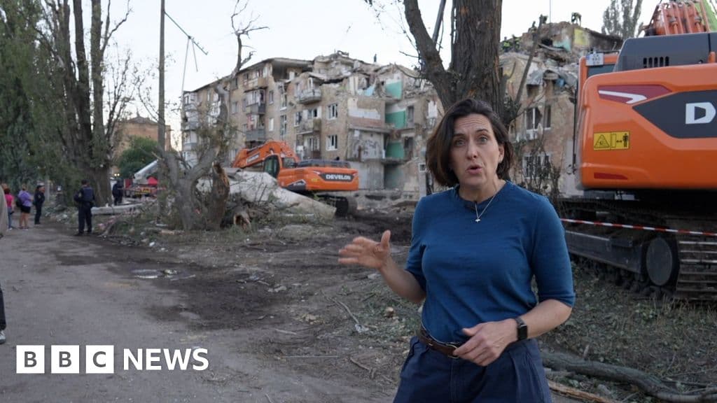 BBC, Kiev'e ölümcül Rus saldırısı sahnesinden raporlar