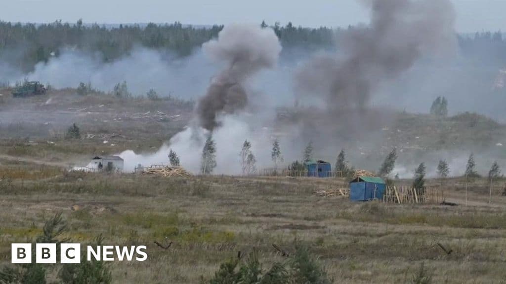 Belarus ve Rusya ortak askeri tatbikatları sahne
