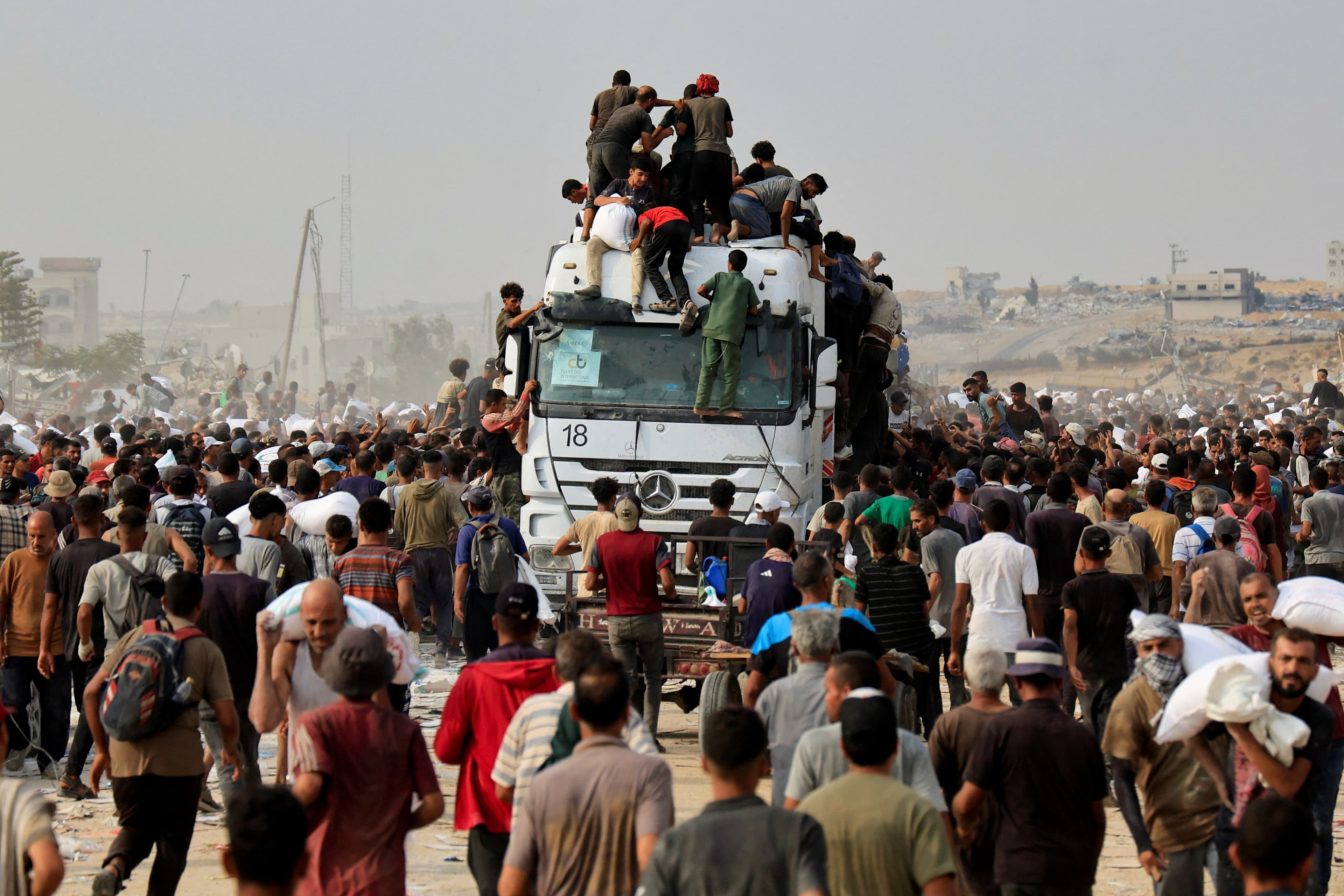 Britain and 26 others release joint statement calling for end to 'famine' in Gaza