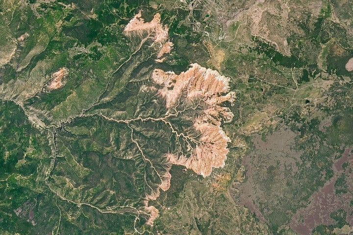 Cedar Breaks'te Kaya Amfitiyatrosu