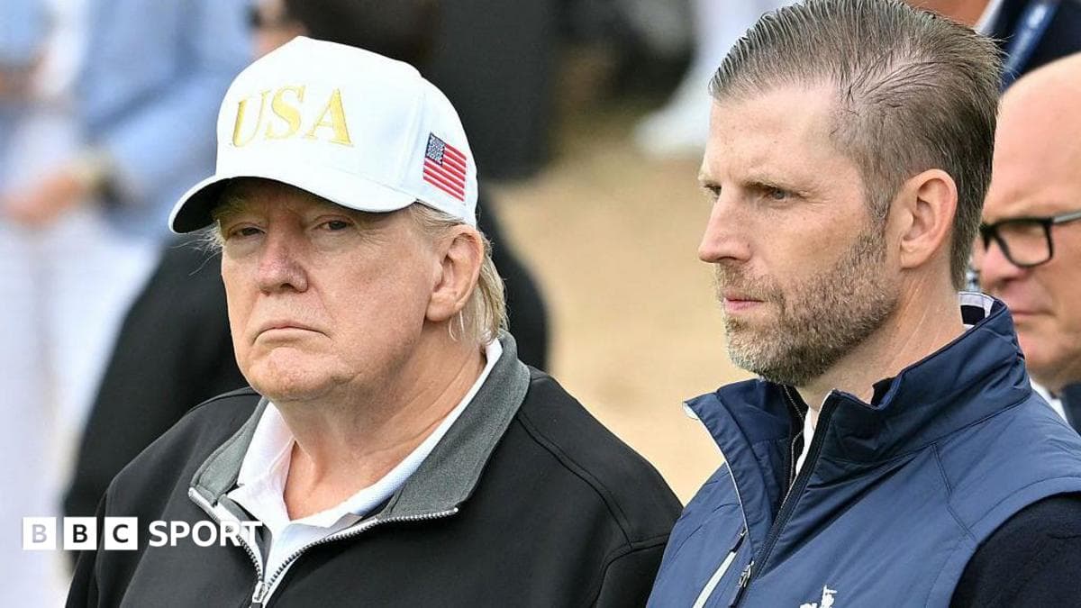 Donald Trump: ABD Başkanı Turnberry'de açık olmayı hak ediyor, diyor Eric Trump