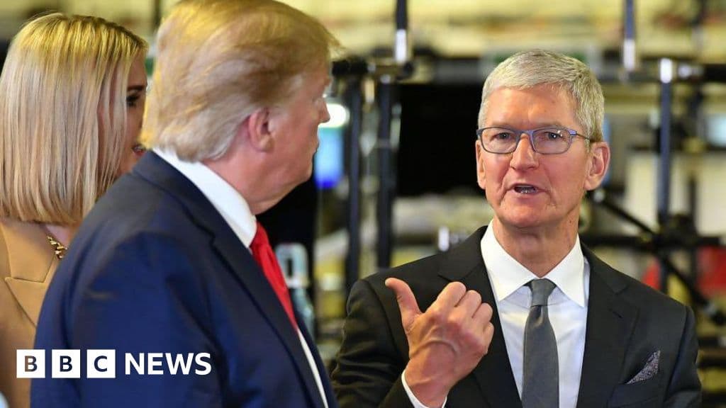 Donald Trump Baskı Ekstraktları 100 milyar dolar Apple Investment Redge