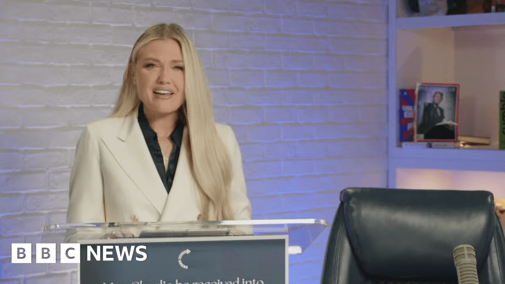 Erika Kirk, Charlie Kirk'e övgüde 'kocamın sesi kalacak'