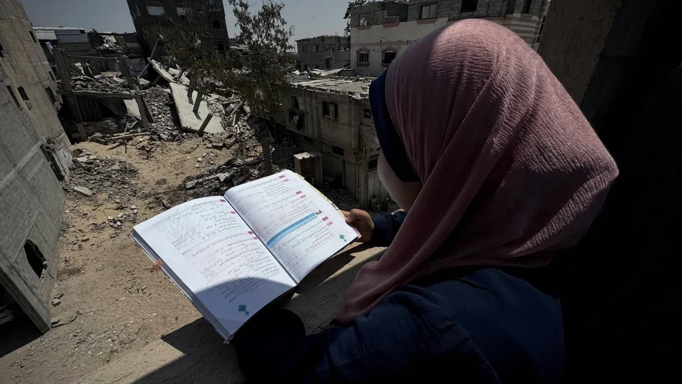Gaza’s class of 2023 finally sit exams under bombs, loss and displacement
