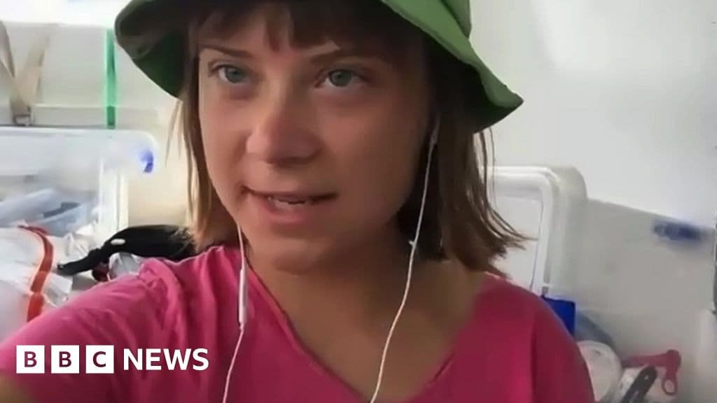 Greta Thunberg, Gazze Flotilla'nın bir tanıtım dublör olduğu iddialarını reddetti