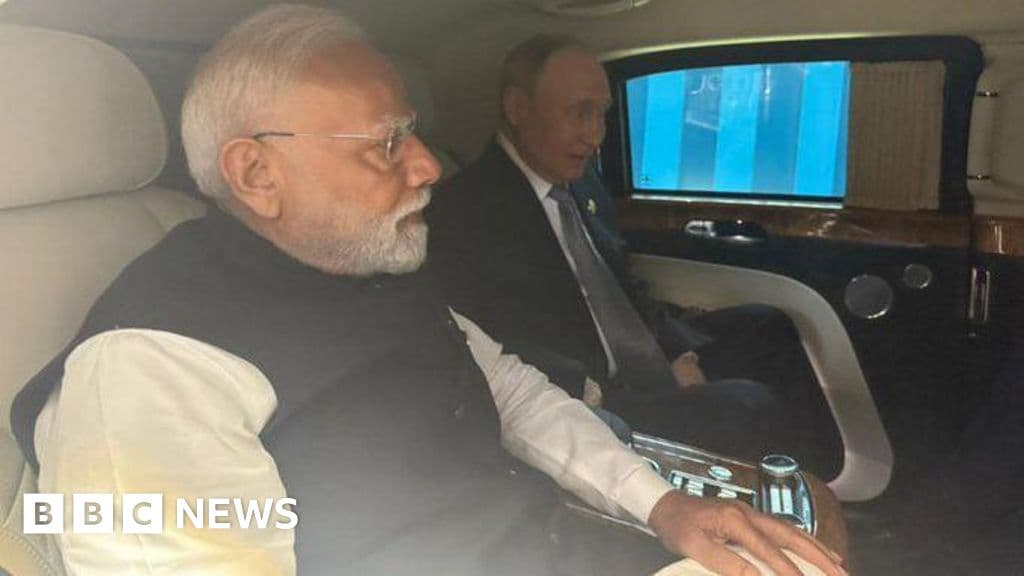Hindistan'ın Modi'sinin Putin'in Limuzinli 'Anlayışlı' görüşmeleri var